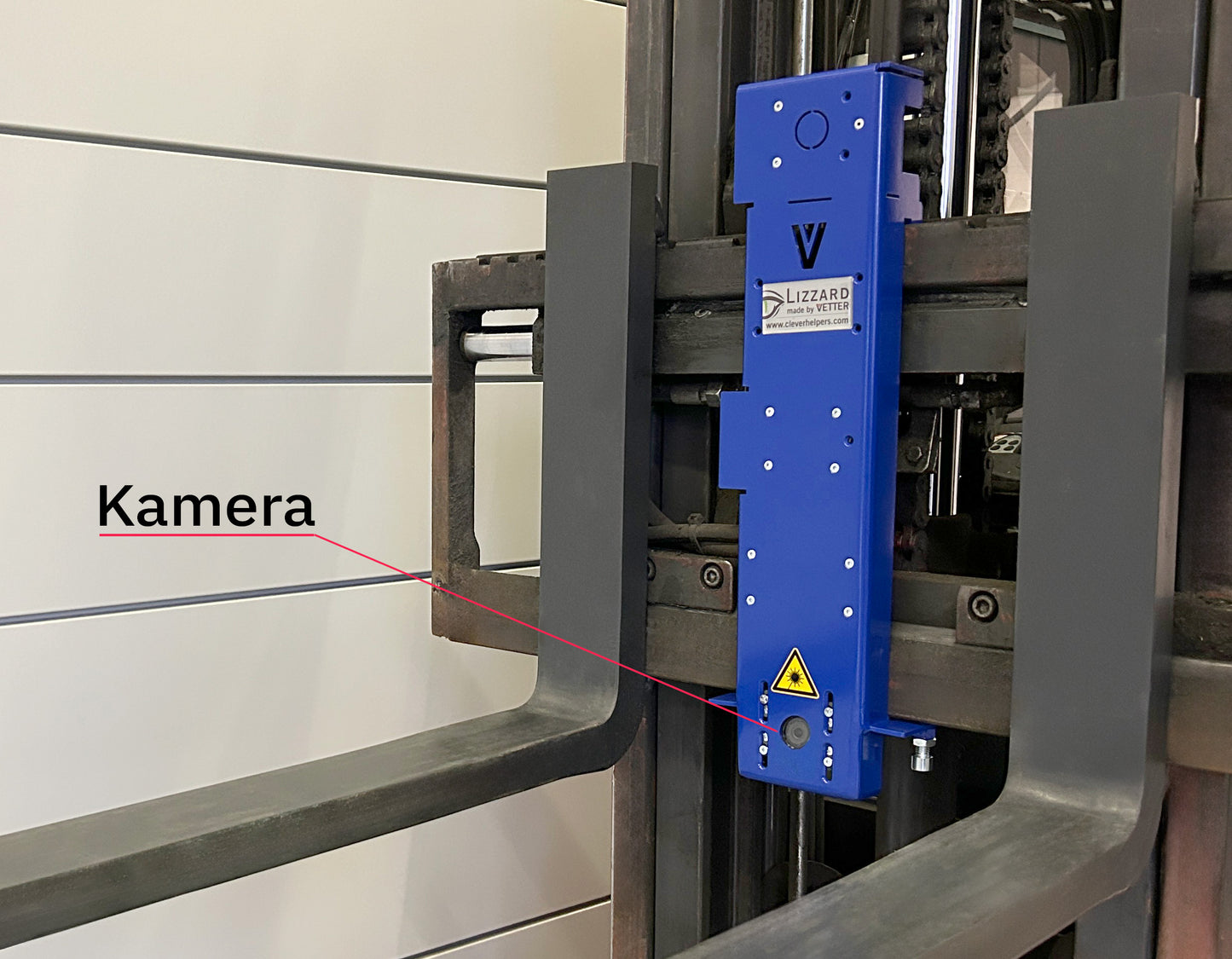 VETTER LIZARD Cam, Kamerasystem - Beschilderung Zentgraf