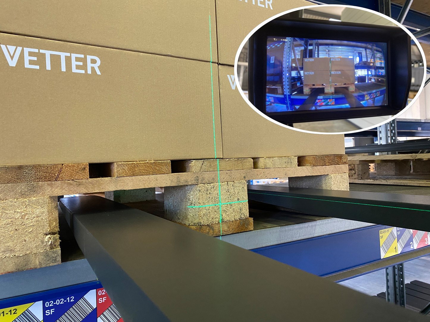 VETTER LIZARD Premium, Kreuzlaser und Kamerasystem - Beschilderung Zentgraf