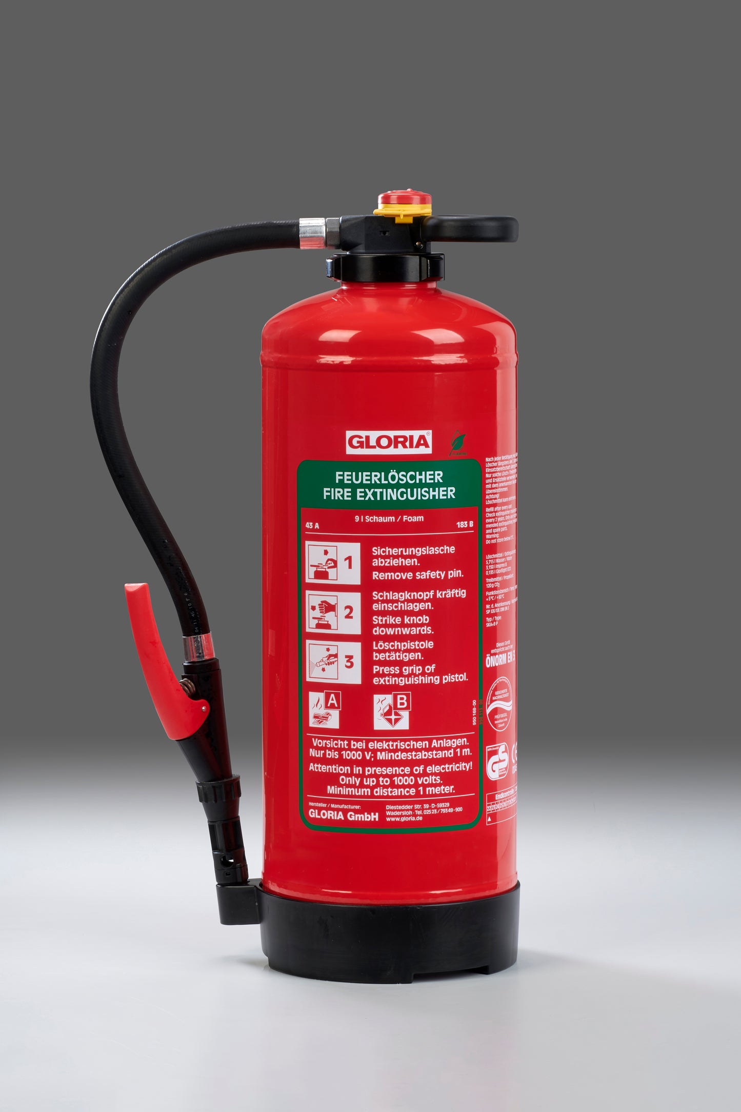 Fluorfreier Schaumlöscher - SKA + 6 PRO / SKA +9 PRO - Beschilderung Zentgraf