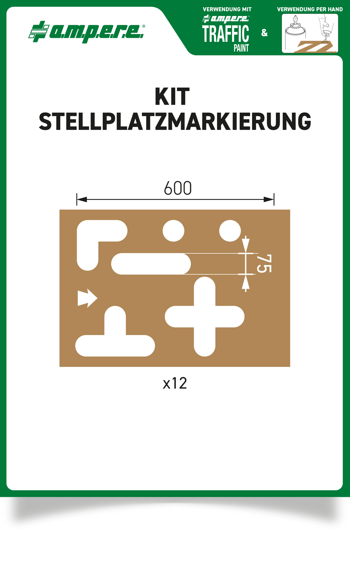 Schablonenset - Beschilderung Zentgraf