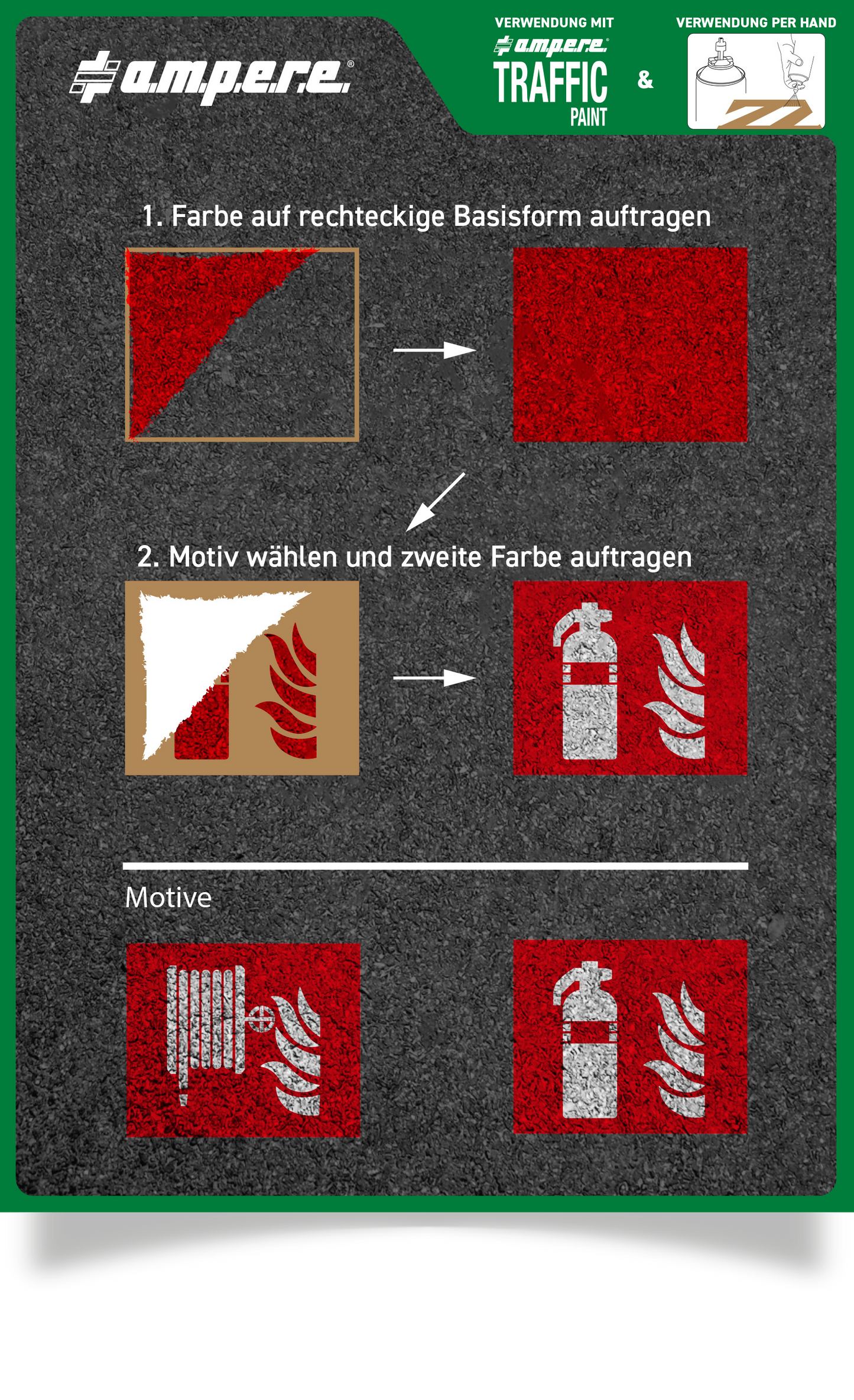 Schablonenset - Beschilderung Zentgraf