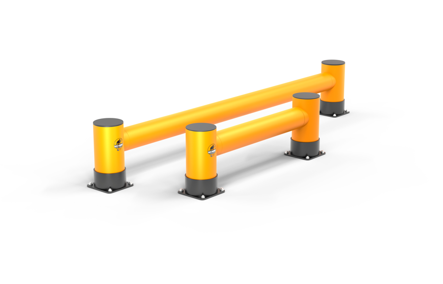 Rack-Mammut® Rammschutzbarriere Einzelplanke - Beschilderung Zentgraf