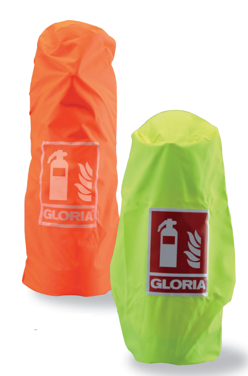 Textil-Schutzhaube für Feuerlöscher - Beschilderung Zentgraf