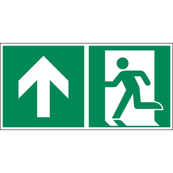 Rettungsweg (alle Richtungen), ASR A1.3/ ISO 7010, E001/ E002 - Beschilderung Zentgraf