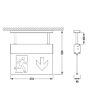 Sicherheitsbeleuchtung - modernem Design - L-LUX STANDARD - Beschilderung Zentgraf
