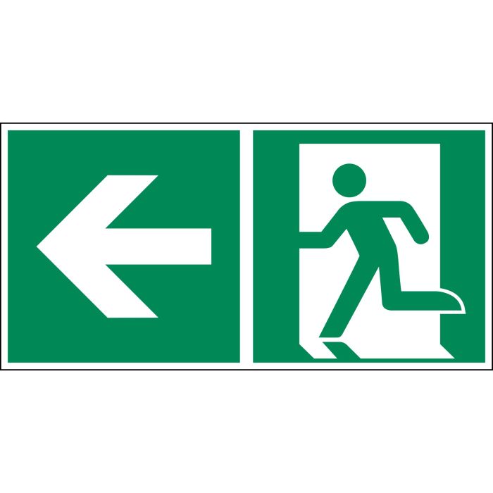 Rettungsweg (alle Richtungen), ASR A1.3/ ISO 7010, E001/ E002 - Beschilderung Zentgraf