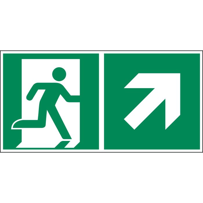 Rettungsweg (alle Richtungen), ASR A1.3/ ISO 7010, E001/ E002 - Beschilderung Zentgraf