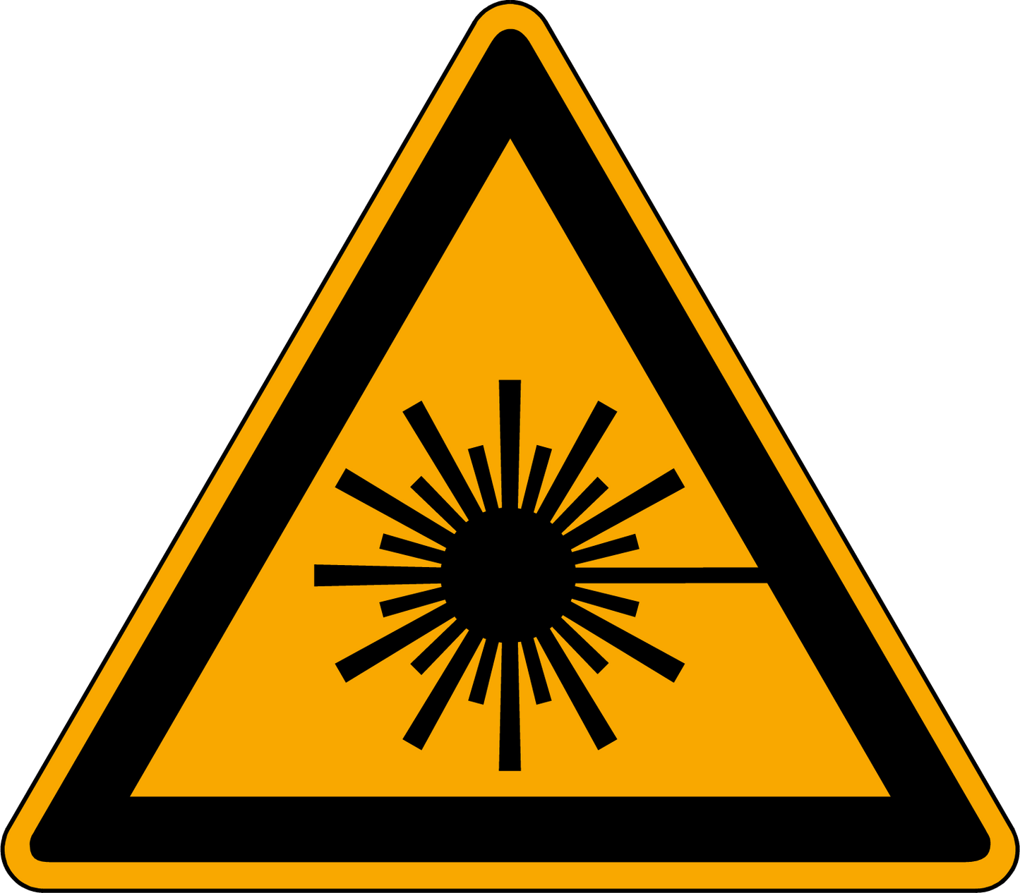 Warnung vor Laserstrahl, ASR A1.3/ ISO 7010, W004 - Beschilderung Zentgraf