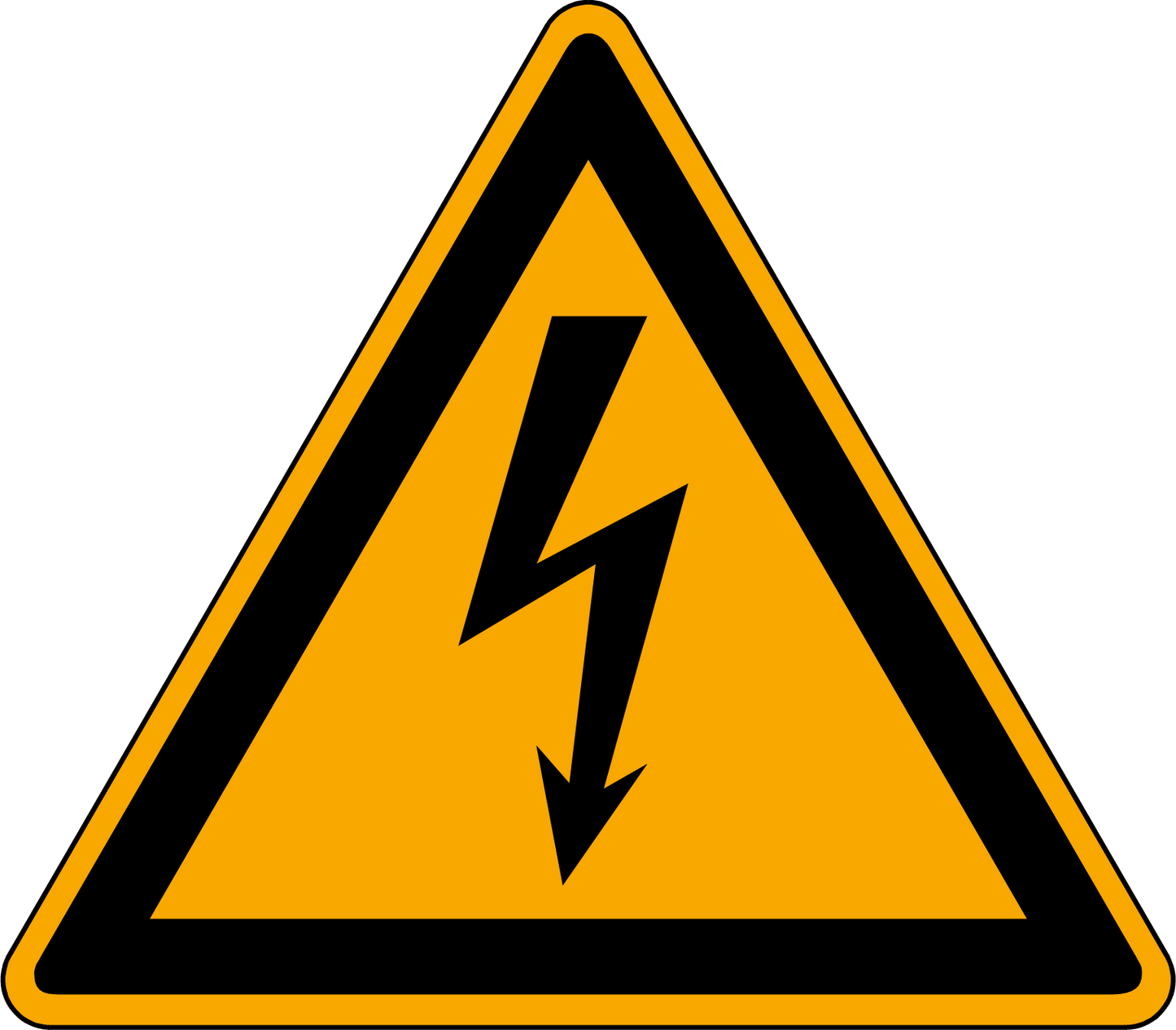 Warnung vor elektrischer Spannung, ASR A1.3/ ISO 7010, W012 - Beschilderung Zentgraf