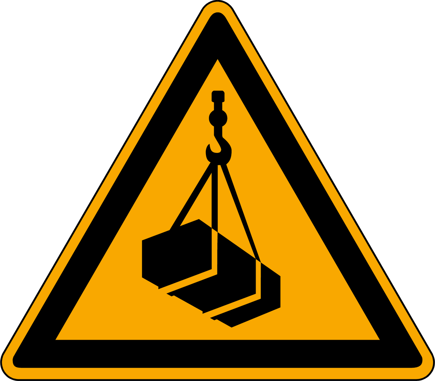 Warnung vor schwebender Last, ASR A1.3/ ISO 7010, W015 - Beschilderung Zentgraf