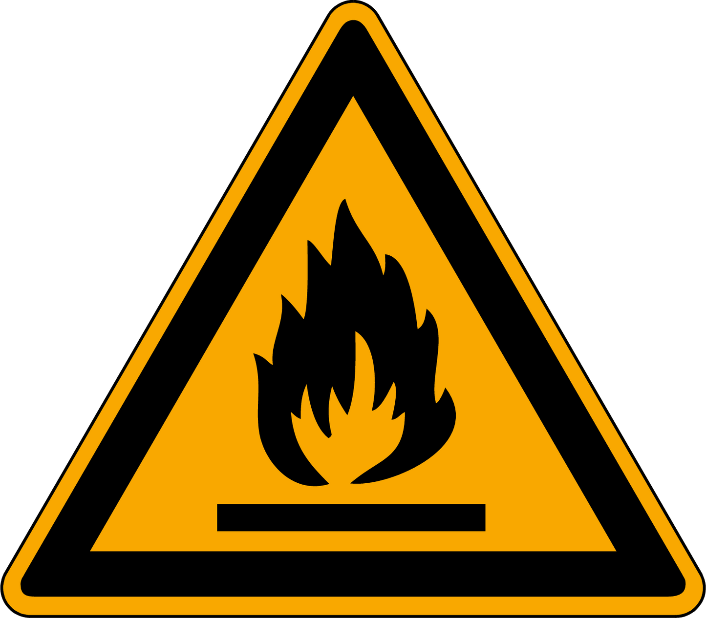 Warnung vor feuergefährlichen Stoffen, ASR A1.3/ ISO 7010, W021 - Beschilderung Zentgraf