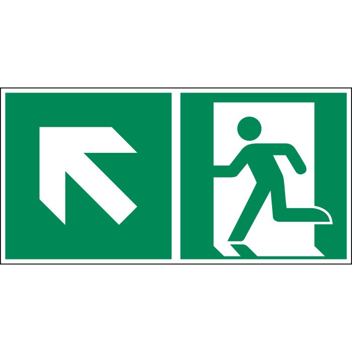 Rettungsweg (alle Richtungen), ASR A1.3/ ISO 7010, E001/ E002 - Beschilderung Zentgraf