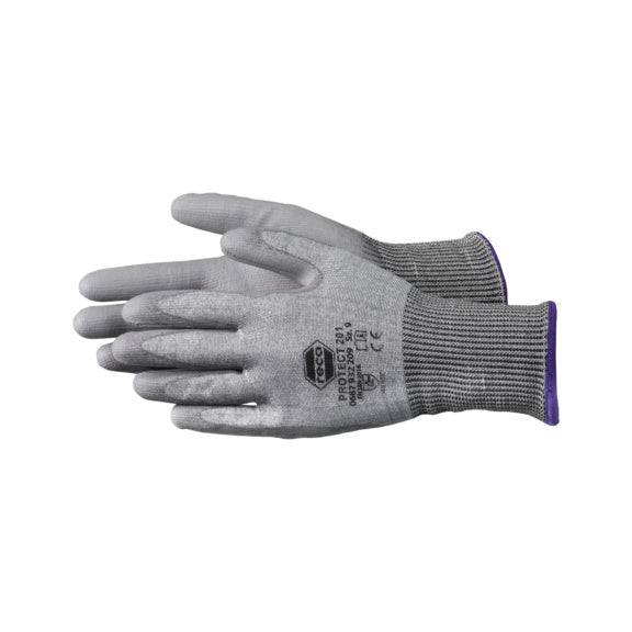 Schnittschutzhandschuh PROTECT 201 (VE = 12 Stück) - Beschilderung Zentgraf