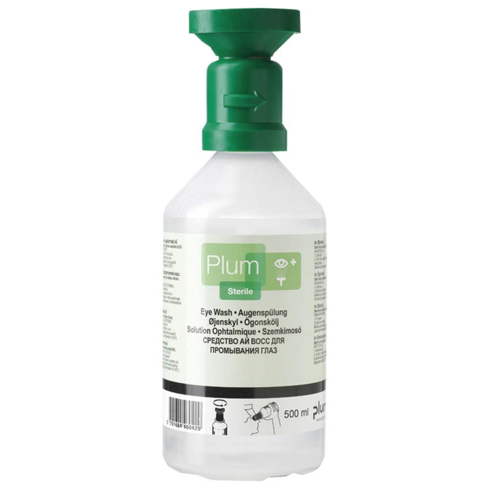 Augenspülflasche Plum - Beschilderung Zentgraf