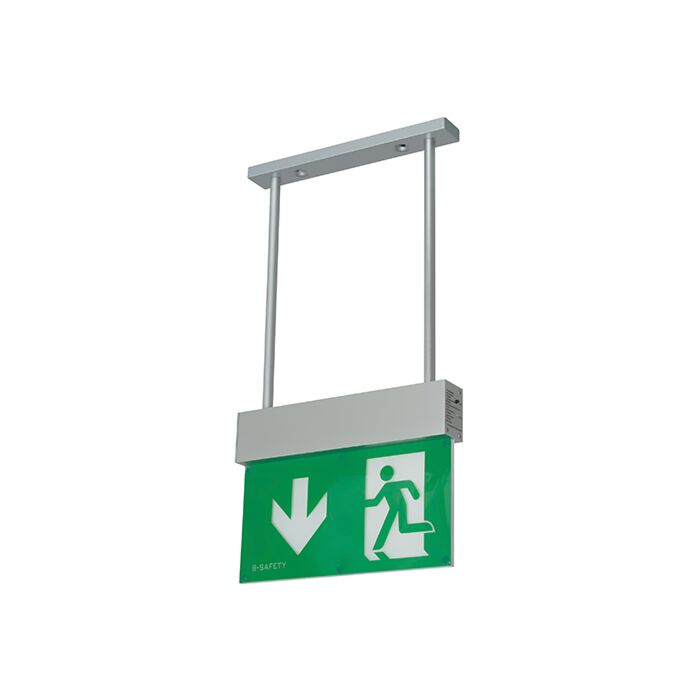 Sicherheitsbeleuchtung - modernem Design - L-LUX STANDARD - Beschilderung Zentgraf